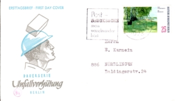 Západní Berlín FDC 0424 - 1972 00 001 ●
